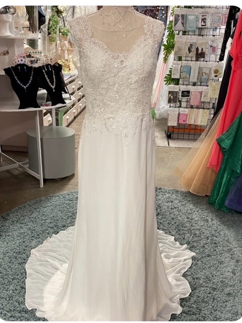 Wtoo Ivory Bridal Gown with Lace Detail